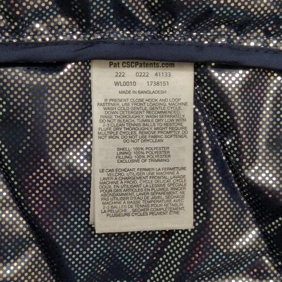 NWT Columbia Heavenly Hooded Puffer Jacket L Collegiate Navy Blue Omni-Heat - Picture 7 of 10